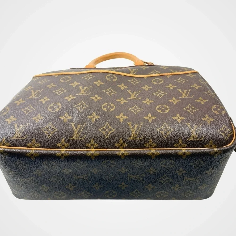 Louis Vuitton Deauville Monogram Canvas‎ Handbag Brown M47270